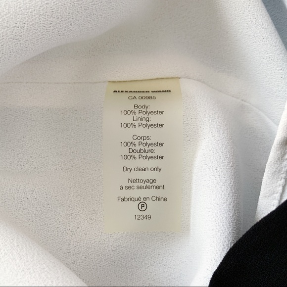 NEW T by Alexander Wang Cutout V Neck Black Dress - Picture 14 of 14